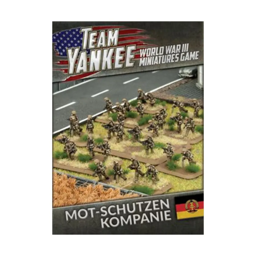 Компания Мот-Шутцен, Team Yankee - World War III - East German Army (1:100) (Metal)
Компания Мот-Шутцен, Team Yankee - World War III - East German Army (1:100) (Metal)