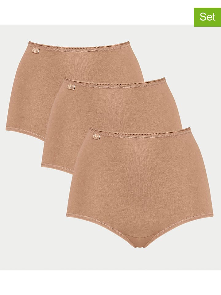 Sloggi Комплект из 3 трусиков с завышенной талией, бежевого цвета
Sloggi Комплект из 3 трусиков с завышенной талией, бежевого цвета