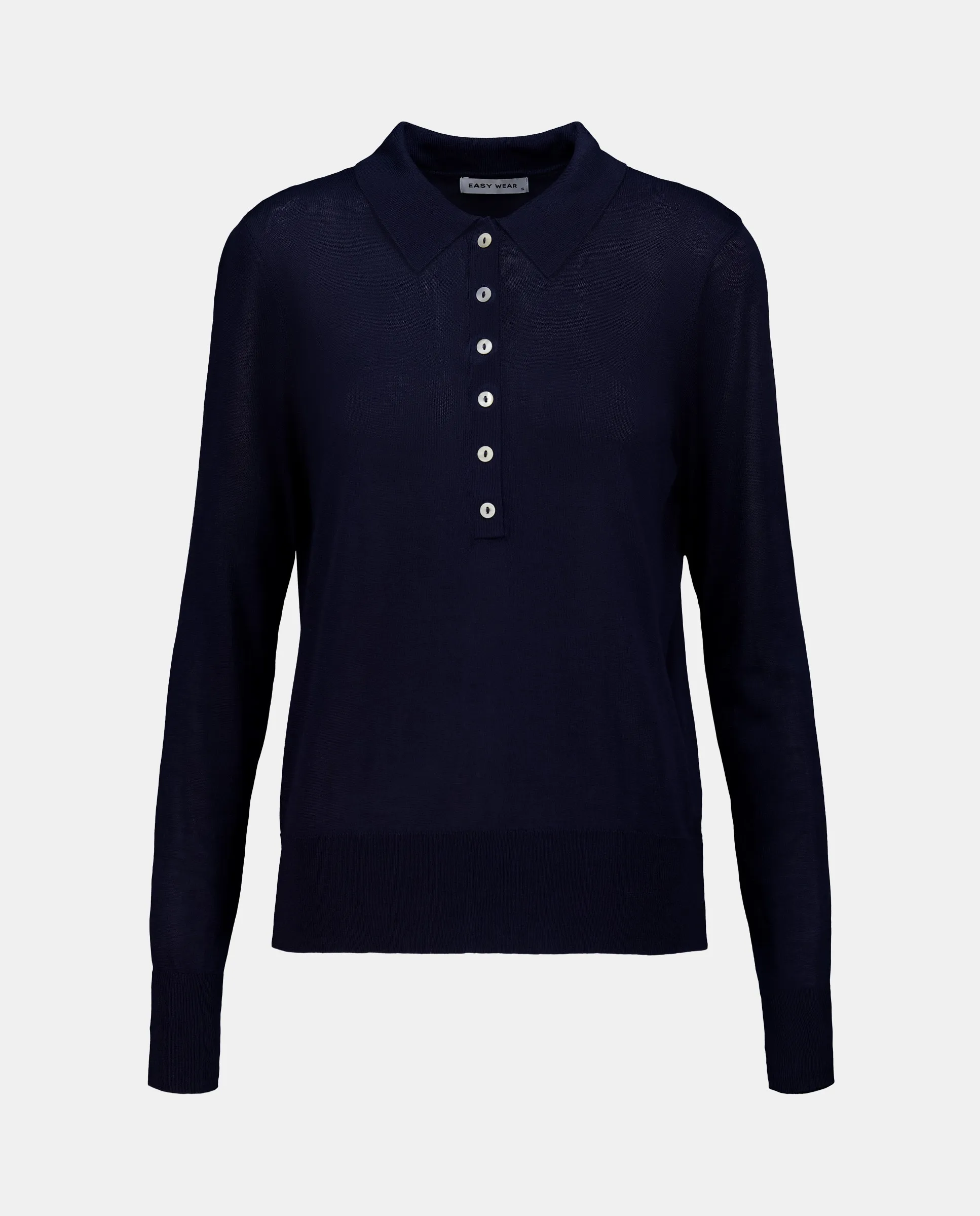 Женская поло с длинным рукавом Easy Wear, темно-синий
Женская поло с длинным рукавом Easy Wear, темно-синий