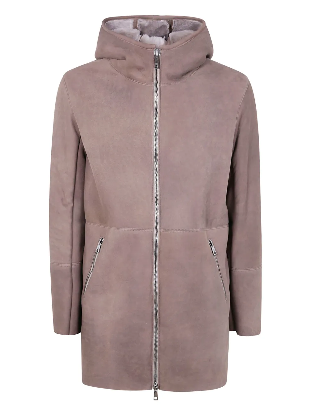 Кожаная куртка с капюшоном и молнией спереди Giorgio Brato, розовый
Кожаная куртка с капюшоном и молнией спереди Giorgio Brato, розовый