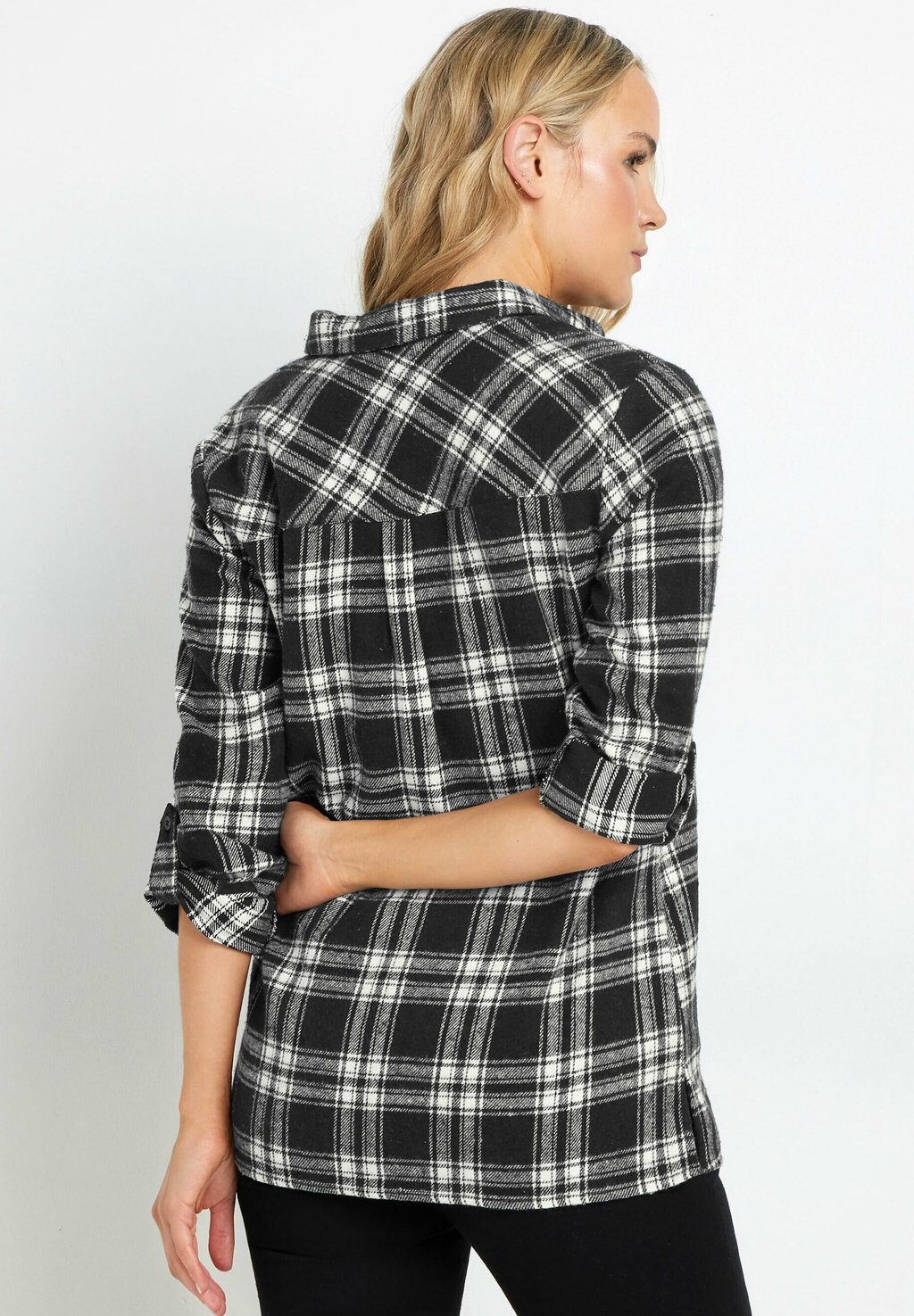 Блузка на пуговицах CHECK ROLLED SLEEVE Long Tall Sally, черный
Блузка на пуговицах CHECK ROLLED SLEEVE Long Tall Sally, черный