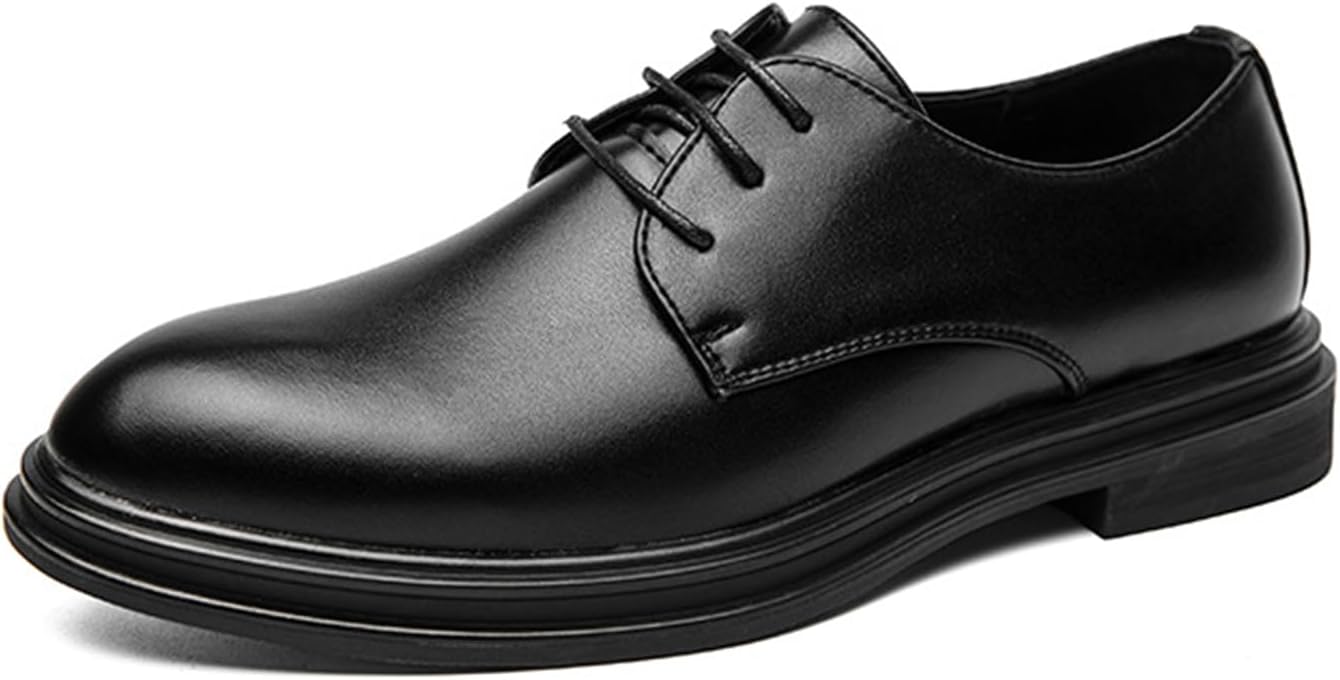 Мужские оксфорды для деловой одежды с регулируемыми шнурками, туфли с заостренным носком, подходят для свадеб и официальных мероприятий Ferraogan, черный
Мужские оксфорды для деловой одежды с регулируемыми шнурками, туфли с заостренным носком, подходят для свадеб и официальных мероприятий Ferraogan, черный