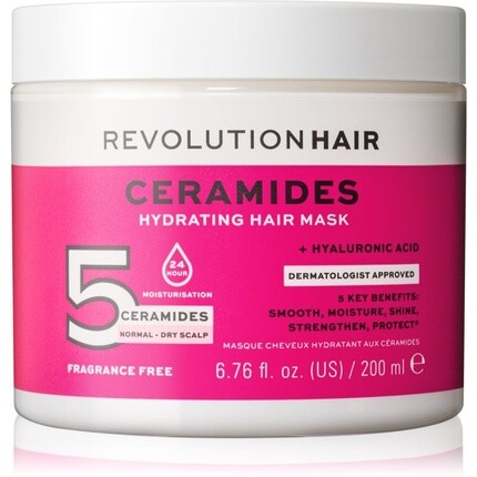Revolution Beauty Revolution Haircare 5 Ceramides + Hyaluronic Acid Hair Mask - 200 мл
Revolution Beauty Revolution Haircare 5 Ceramides + Hyaluronic Acid Hair Mask - 200 мл