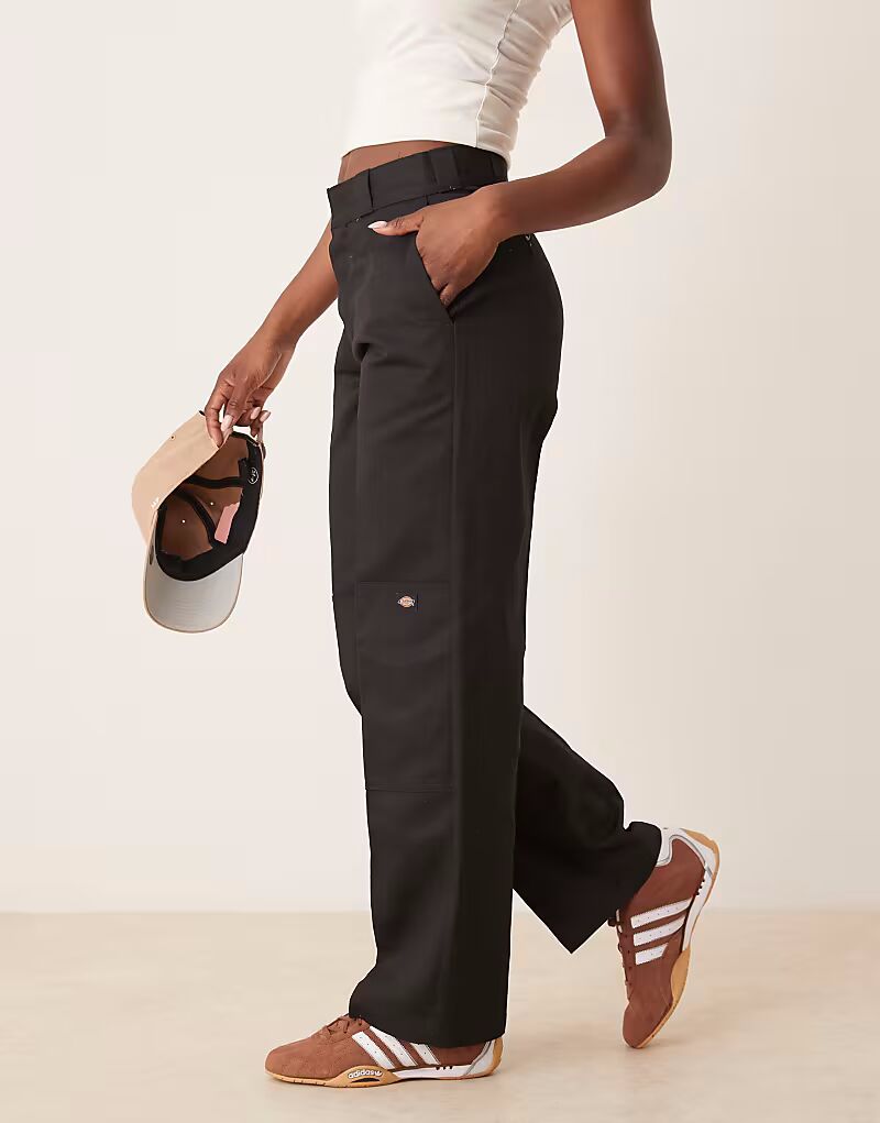 Рабочие брюки Dickies с двойным коленом черного цвета
Рабочие брюки Dickies с двойным коленом черного цвета