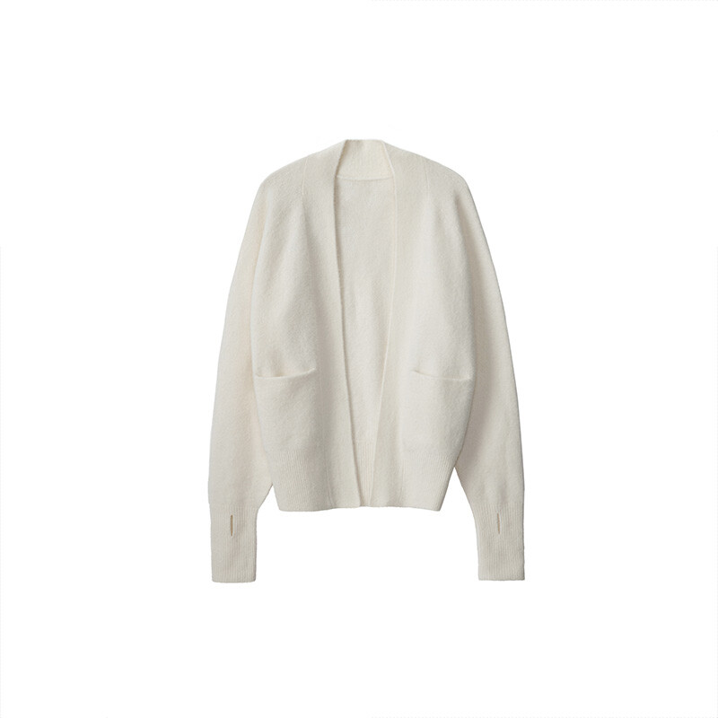 Кардиган Muji с V-образным вырезом, черный
Кардиган Muji с V-образным вырезом, черный