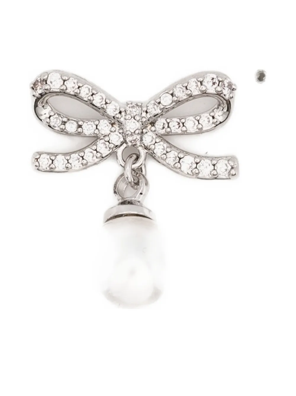 Серьги-подвески с бантом Self-Portrait, серебристый
Серьги-подвески с бантом Self-Portrait, серебристый