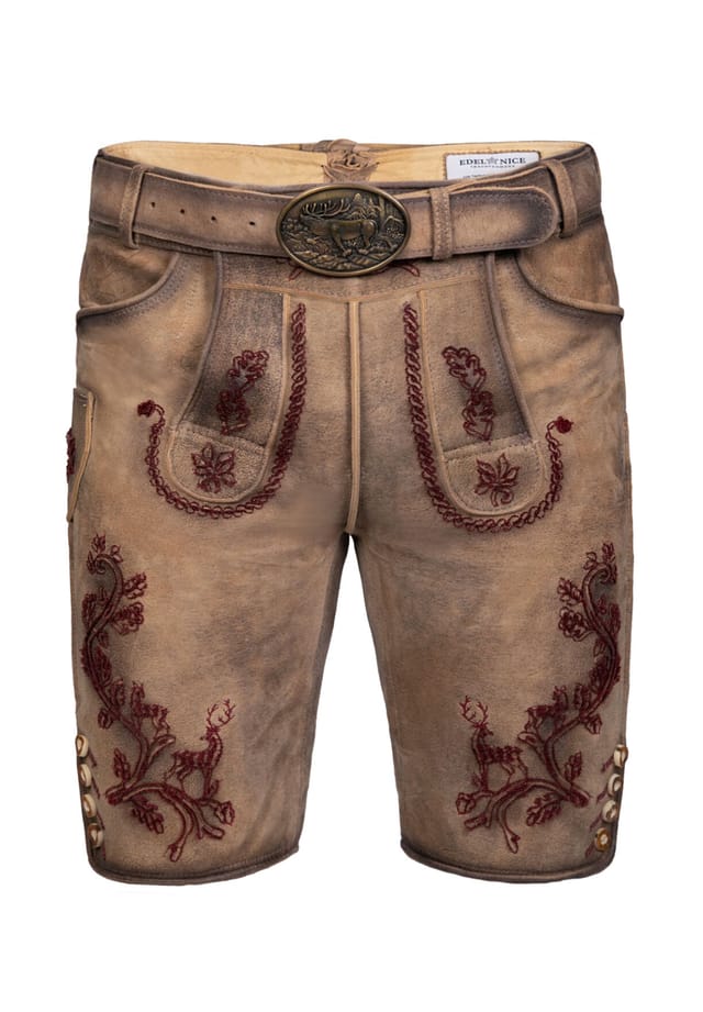Короткие брюки из дикой кожи Emil Edelnice, коричневый
Короткие брюки из дикой кожи Emil Edelnice, коричневый
