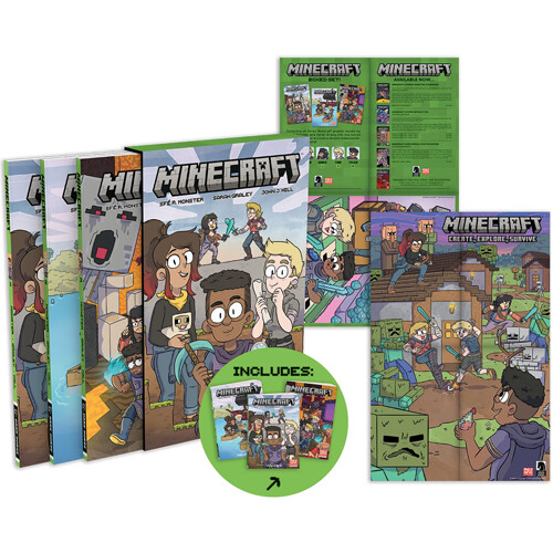 Книга Minecraft Boxed Set
Книга Minecraft Boxed Set