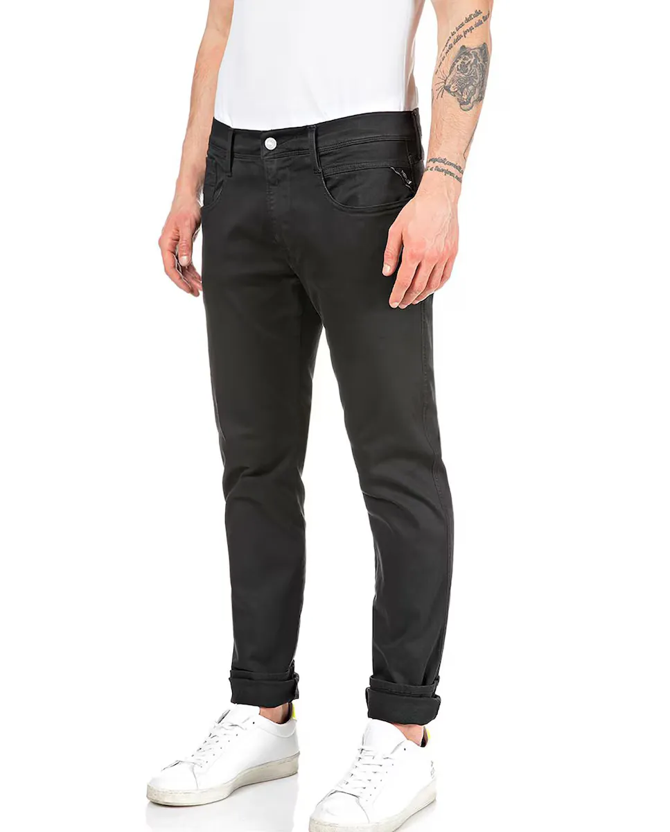 Мужские узкие джинсы с карманами Replay, чёрный
Мужские узкие джинсы с карманами Replay, чёрный