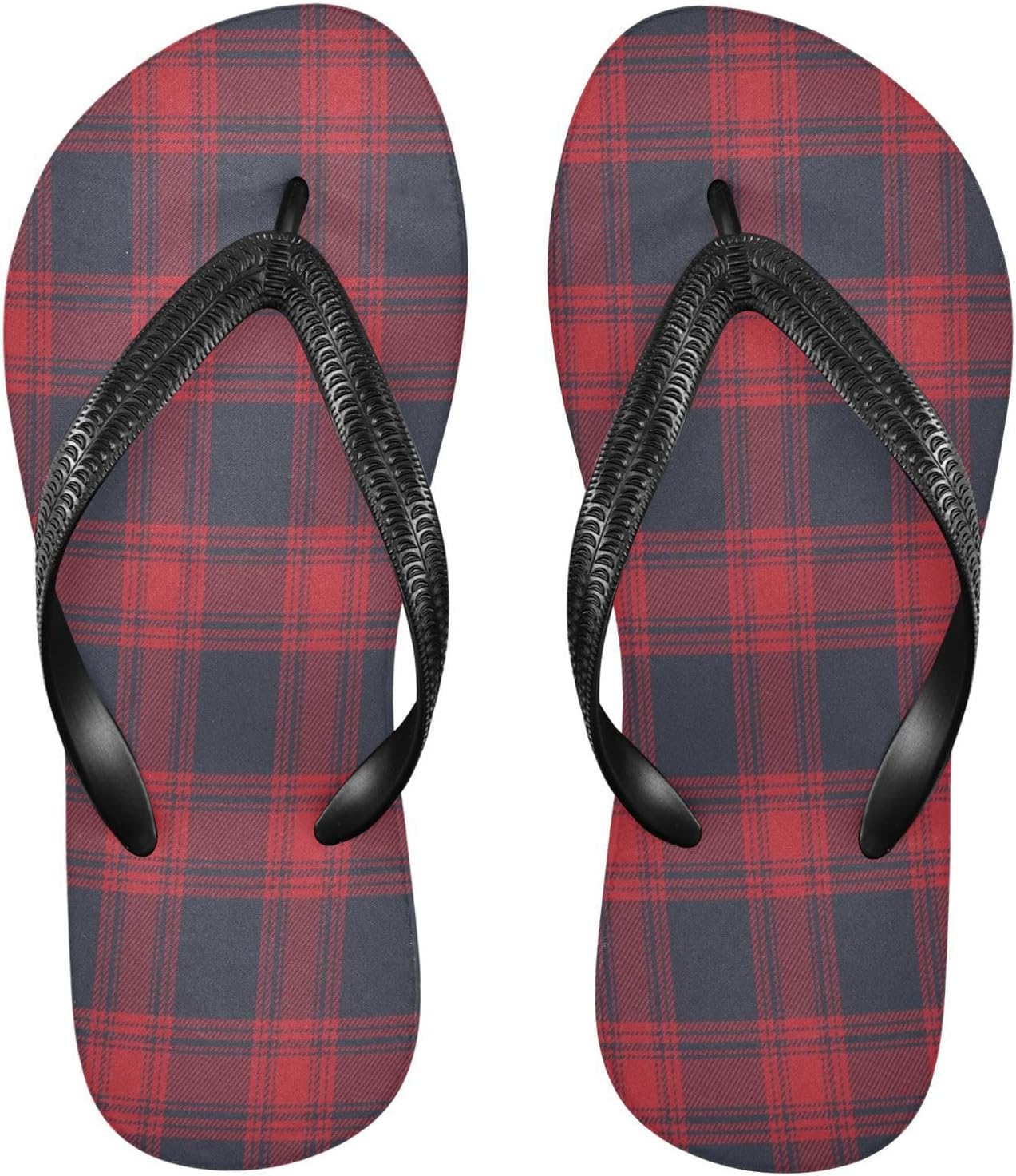 Женские и мужские шлепанцы с красной тартановой клеткой, пляжные, резиновые, с противоскользящей подошвой, летние тапочки для душа и прогулок Sinestour
Женские и мужские шлепанцы с красной тартановой клеткой, пляжные, резиновые, с противоскользящей подошвой, летние тапочки для душа и прогулок Sinestour