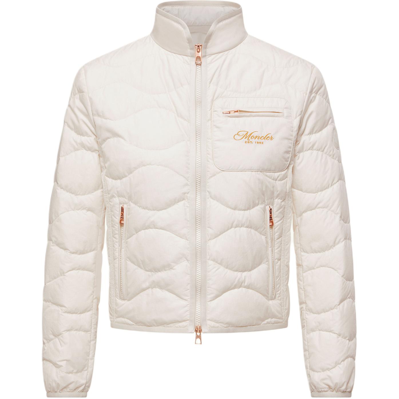 Стеганая куртка на молнии Moncler, слоновая кость
Стеганая куртка на молнии Moncler, слоновая кость