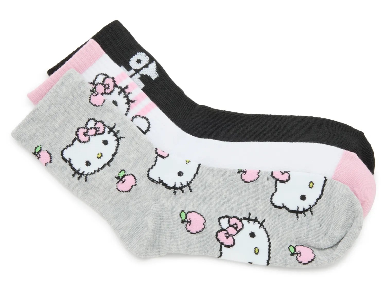 Носки High Point Design Hello Kitty Kids' Mid Crew Socks - 3 Pack, мультиколор
Носки High Point Design Hello Kitty Kids' Mid Crew Socks - 3 Pack, мультиколор