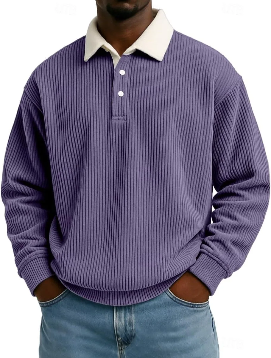 Мужская рубашка поло с длинным рукавом Casual Basic Knit tobchonp
Мужская рубашка поло с длинным рукавом Casual Basic Knit tobchonp