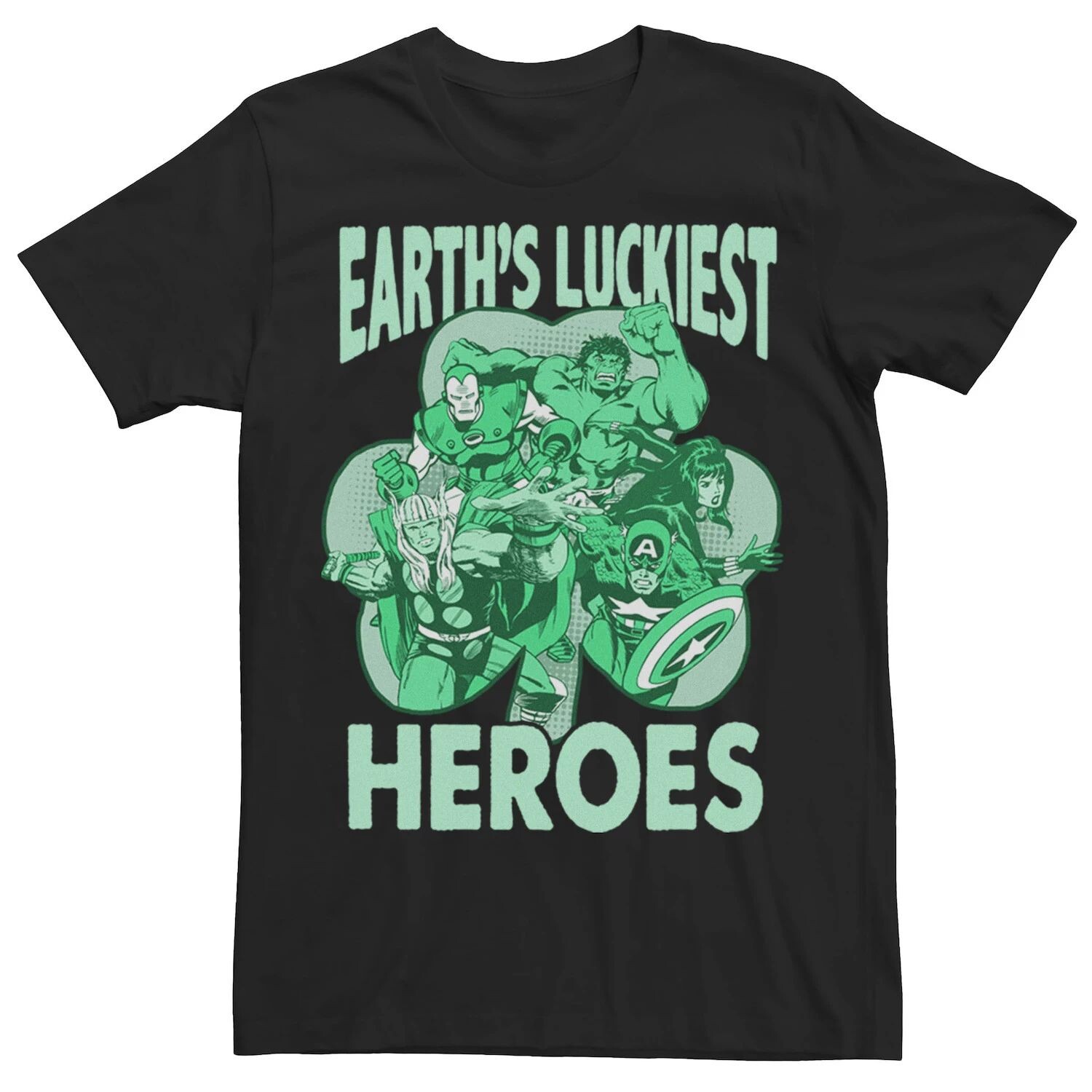 Мужская футболка St. Patty's Earth's Lucky Heroes Marvel
Мужская футболка St. Patty's Earth's Lucky Heroes Marvel