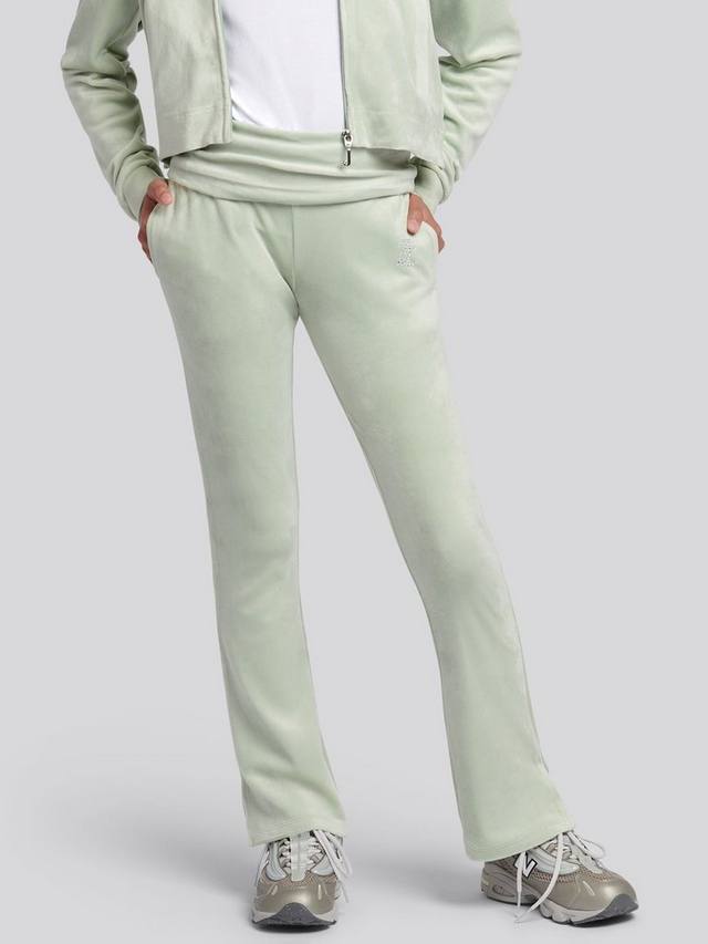 Детские джоггеры с поясом на манжете из велюра Juicy Couture, Frosty Green
Детские джоггеры с поясом на манжете из велюра Juicy Couture, Frosty Green