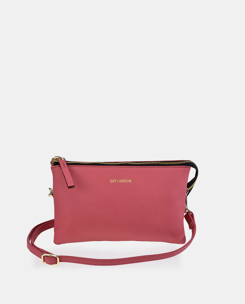 Прямоугольный кожаный кросс-боди Guy Laroche, розовый
Прямоугольный кожаный кросс-боди Guy Laroche, розовый