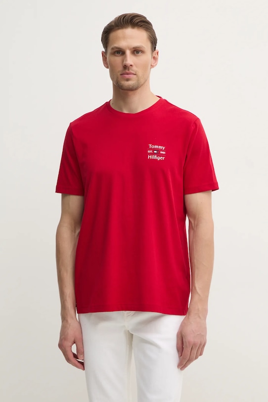 Хлопковая футболка Tommy Hilfiger, красный
Хлопковая футболка Tommy Hilfiger, красный