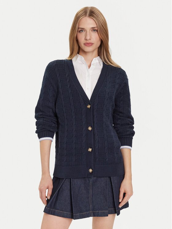 Кардиган relaxed fit Cable DW0DW21681 Tommy Jeans, синий
Кардиган relaxed fit Cable DW0DW21681 Tommy Jeans, синий