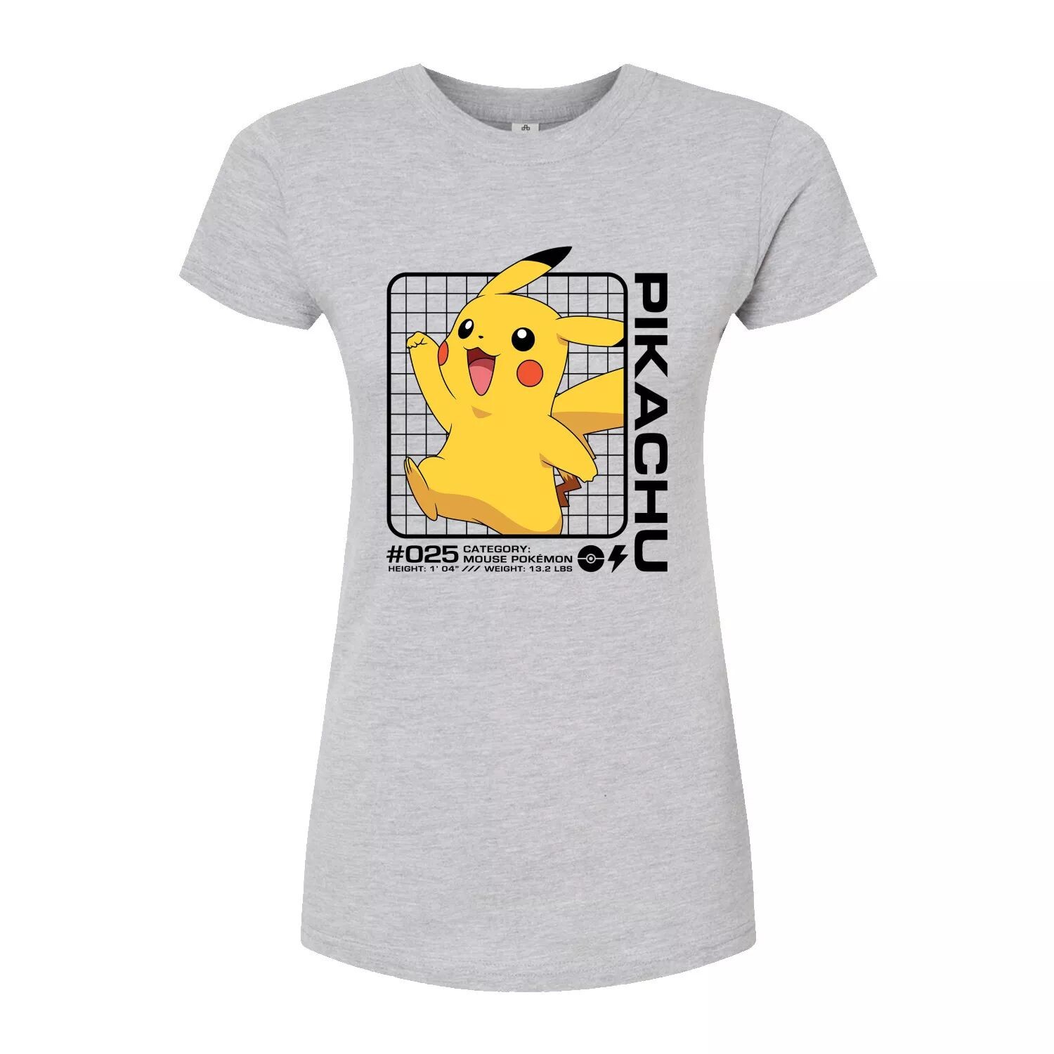 Облегающая футболка с изображением Pokémon Pikachu Stats для юниоров Licensed Character, серый
Облегающая футболка с изображением Pokémon Pikachu Stats для юниоров Licensed Character, серый