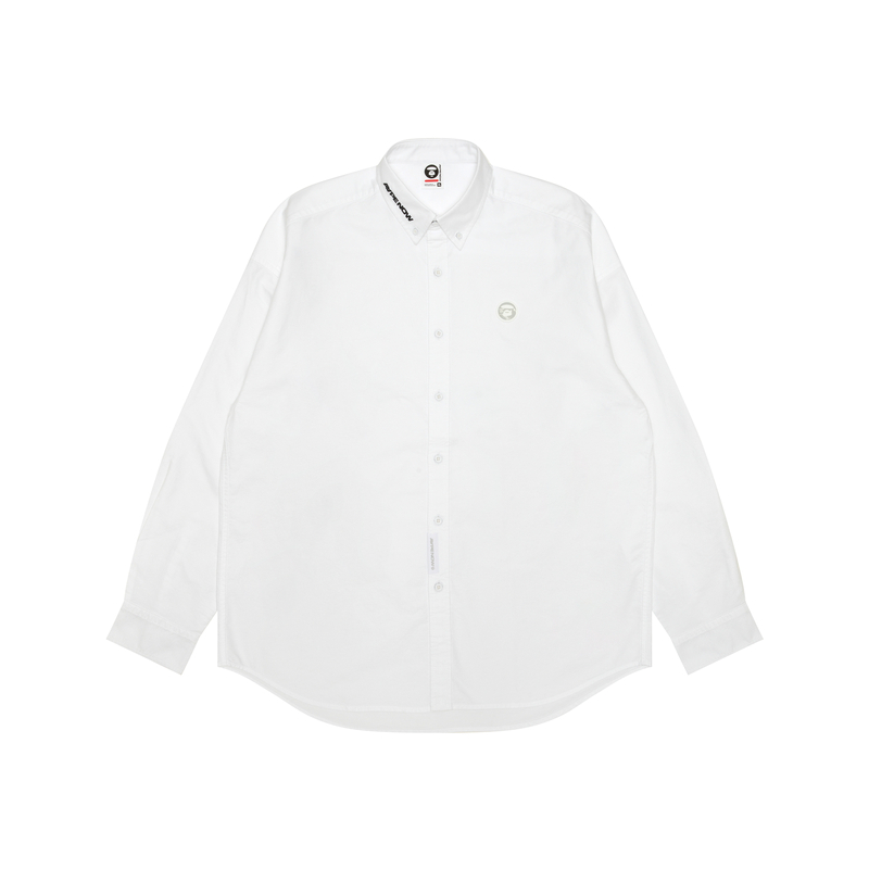 Рубашка с длинными рукавами и нашивкой с логотипом A Bathing APE Aape, белый
Рубашка с длинными рукавами и нашивкой с логотипом A Bathing APE Aape, белый