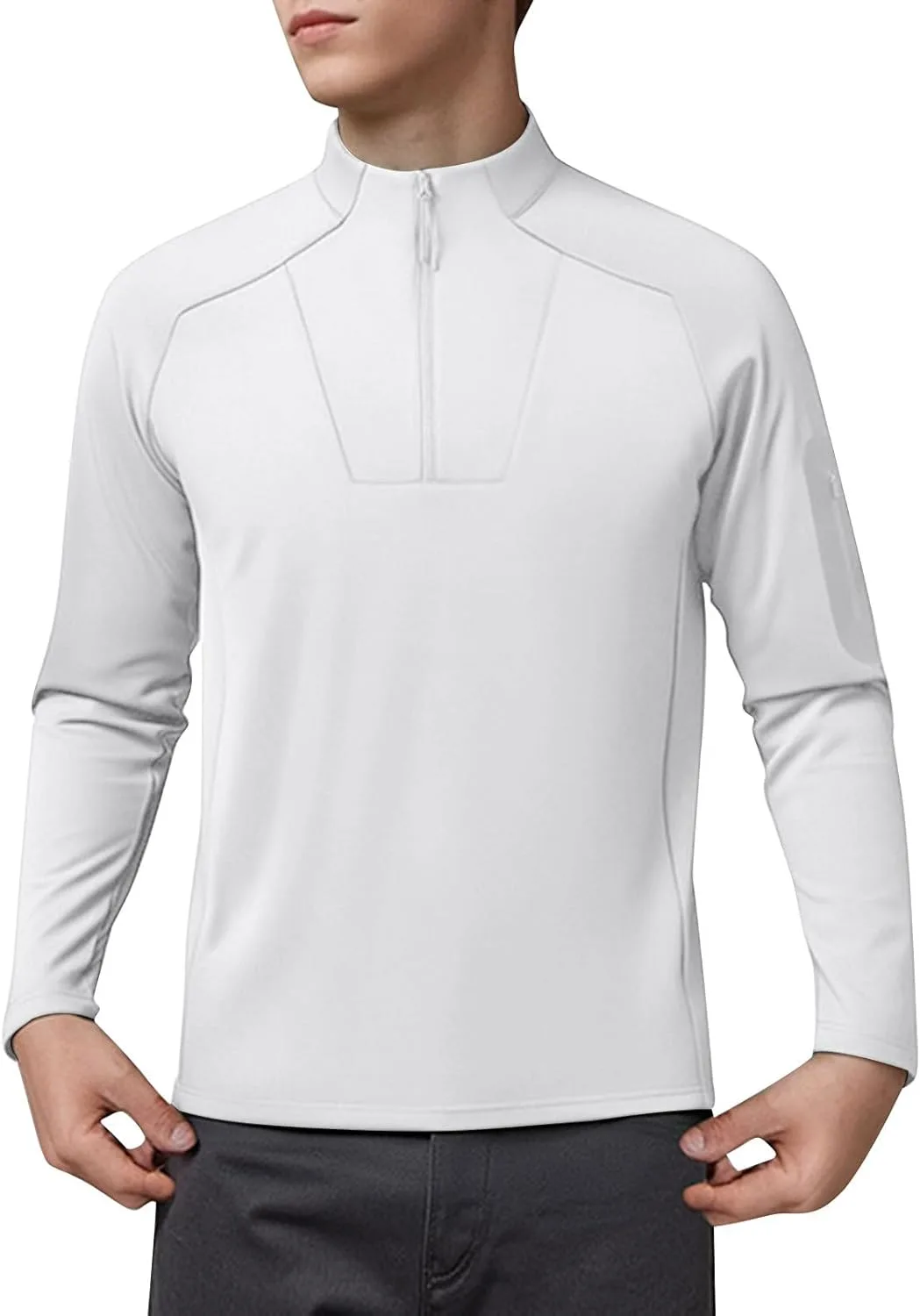 Мужская спортивная толстовка quarter zip mid-weight с длинными рукавами Lmdudan
Мужская спортивная толстовка quarter zip mid-weight с длинными рукавами Lmdudan