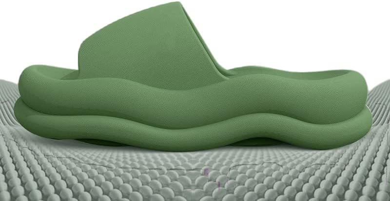 ELLEES Унисекс взрослые милые тапочки-облака для женщин и мужчин, нескользящие сандалии для ванной и душа, с мягкой толстой подошвой, для дома и улицы, зеленый
ELLEES Унисекс взрослые милые тапочки-облака для женщин и мужчин, нескользящие сандалии для ванной и душа, с мягкой толстой подошвой, для дома и улицы, зеленый