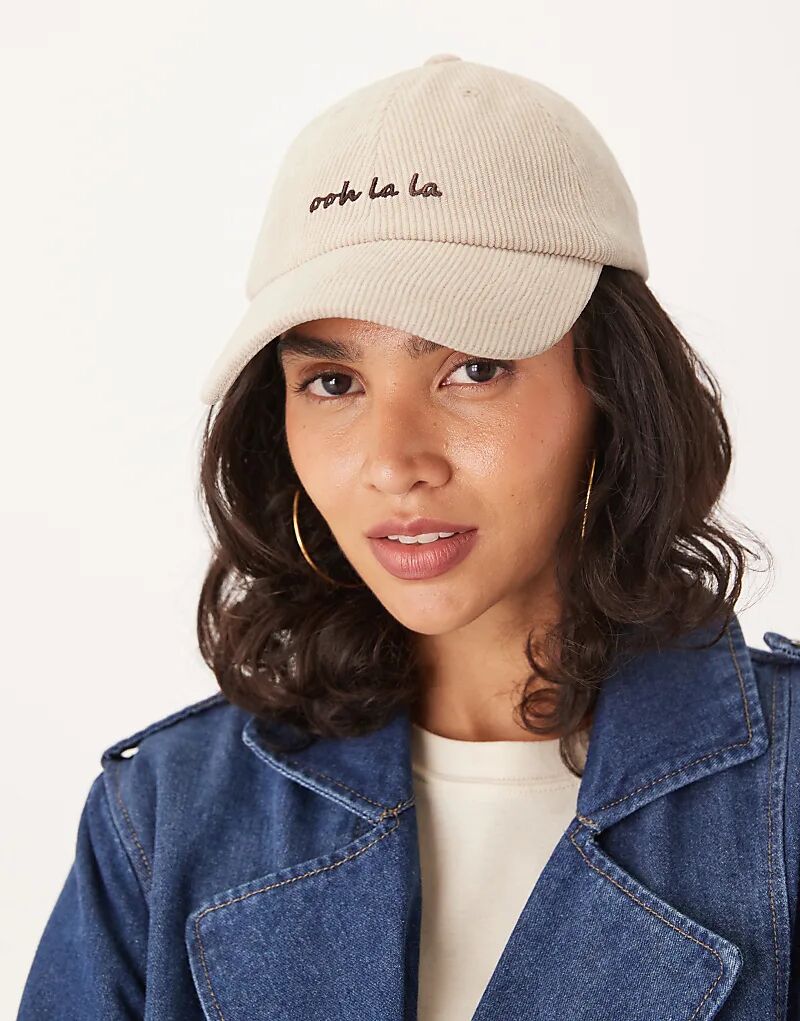 Кепка Accessorize ooh la la cord в кремовом цвете
Кепка Accessorize ooh la la cord в кремовом цвете