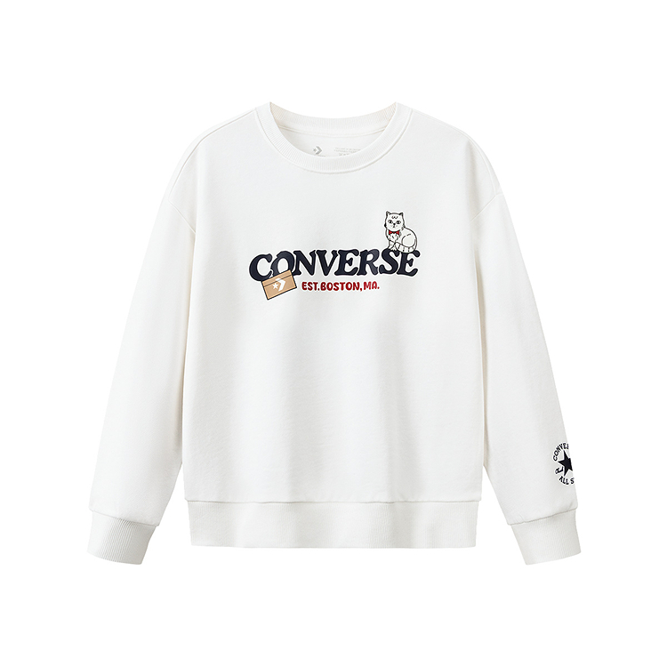 Свитшот классический стиль white для подростков Converse, белый
Свитшот классический стиль white для подростков Converse, белый