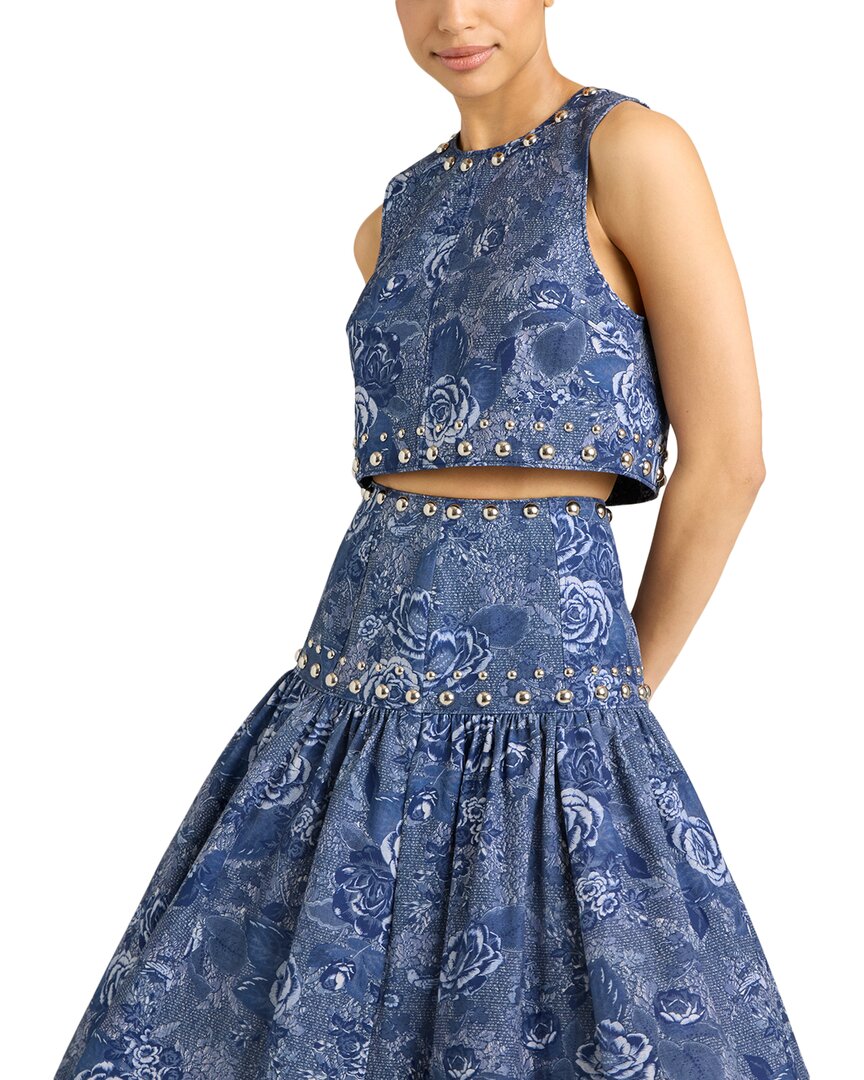 Cinq à Sept Майя Топ, синий 
Cinq à Sept Майя Топ, синий