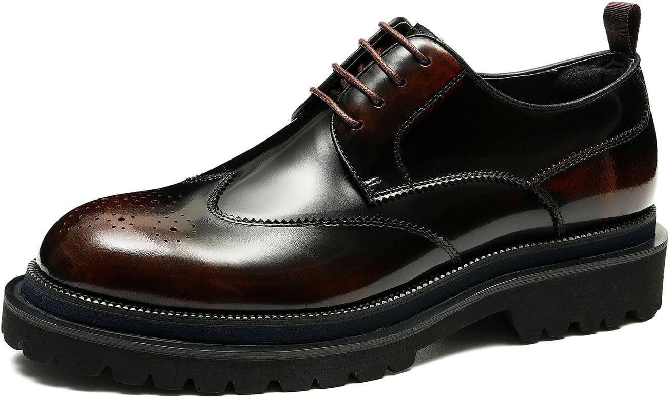 Мужские оксфорды Santimon с отделкой Вингтип, формальные туфли из натуральной кожи, броги, дерби, модные туфли для выпускного, свадьбы, бизнеса и повседневной носки, с удобной толстой подошвой для ходьбы, коричневый
Мужские оксфорды Santimon с отделкой Вингтип, формальные туфли из натуральной кожи, броги, дерби, модные туфли для выпускного, свадьбы, бизнеса и повседневной носки, с удобной толстой подошвой для ходьбы, коричневый