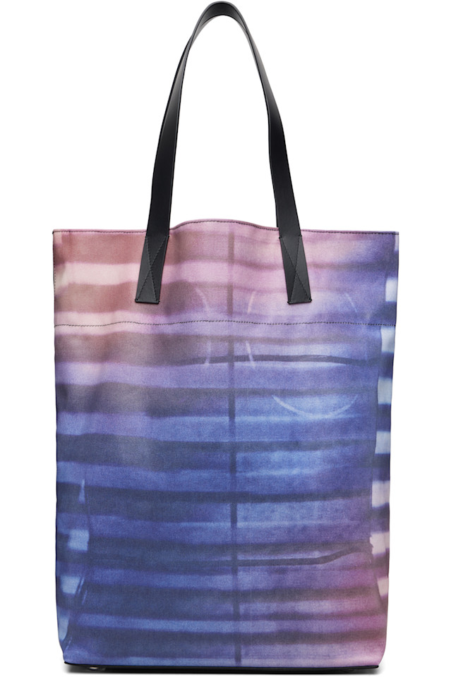 Jean Paul Gaultier Синяя сумка-шоппер из холста с покрытием и принтом
Jean Paul Gaultier Синяя сумка-шоппер из холста с покрытием и принтом