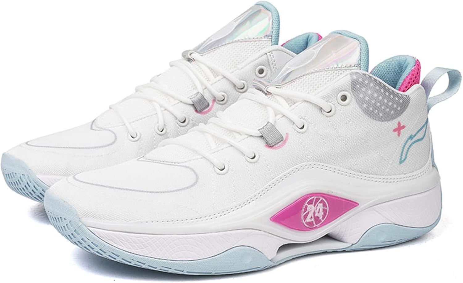 Мужские высокие баскетбольные кроссовки с толстой подошвой, амортизирующие, с нескользящей шнуровкой, дышащие, с круглым носком, повседневные спортивные кроссовки, подходят для бега, велоспорта и баскетбола на кампусе Qaoterod, белый
Мужские высокие баскетбольные кроссовки с толстой подошвой, амортизирующие, с нескользящей шнуровкой, дышащие, с круглым носком, повседневные спортивные кроссовки, подходят для бега, велоспорта и баскетбола на кампусе Qaoterod, белый