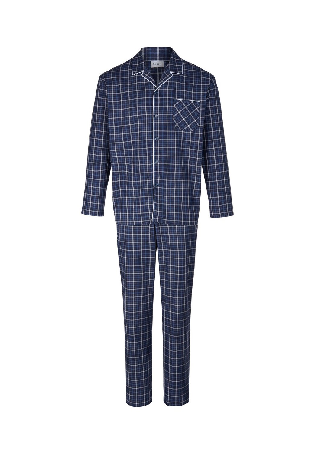 Базовая пижама RÖSCH, цвет Navy Check
Базовая пижама RÖSCH, цвет Navy Check