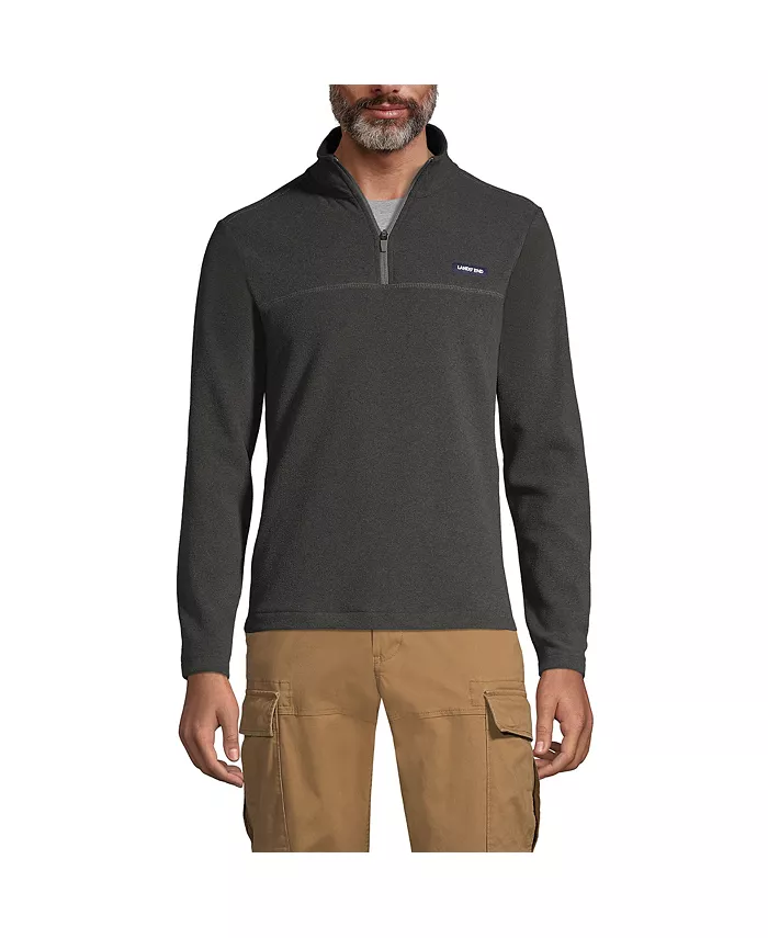 Мужская флисовая толстовка с молнией на четверть Anyweather Lands' End, черный
Мужская флисовая толстовка с молнией на четверть Anyweather Lands' End, черный