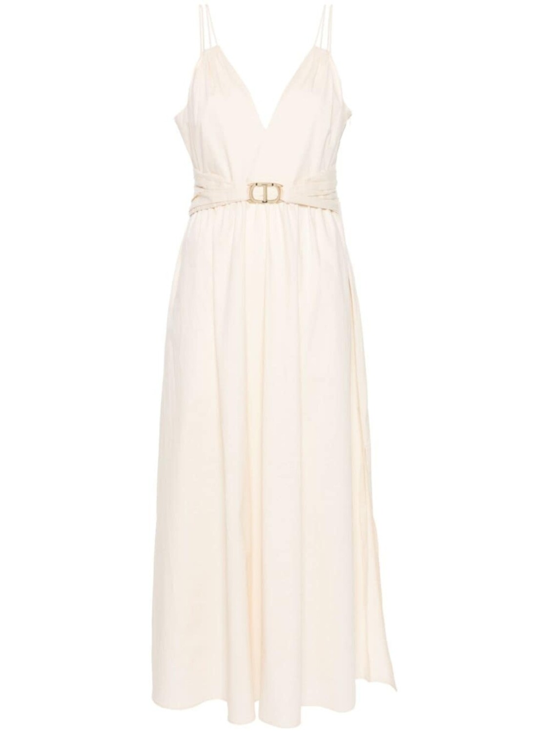 TWINSET платье макси с поясом, нейтральный цвет
TWINSET платье макси с поясом, нейтральный цвет