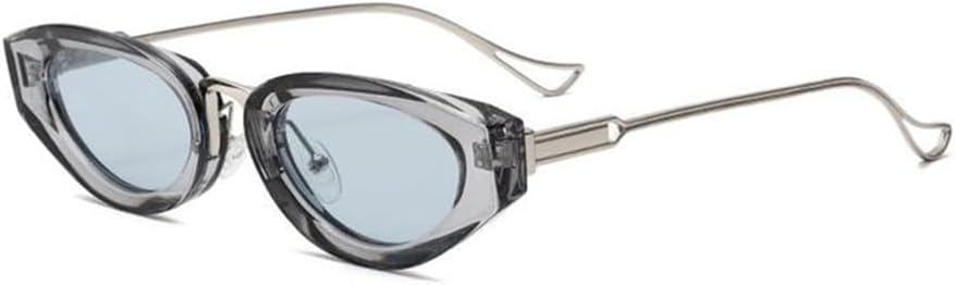 Солнцезащитные очки UV400 с защитой от УФ-излучения — маленькая оправа «кошачий глаз» с градиентным переходом цвета, подходят для женщин и мужчин, для бега и занятий спортом на открытом воздухе UYPTK, Grey Blue
Солнцезащитные очки UV400 с защитой от УФ-излучения — маленькая оправа «кошачий глаз» с градиентным переходом цвета, подходят для женщин и мужчин, для бега и занятий спортом на открытом воздухе UYPTK, Grey Blue