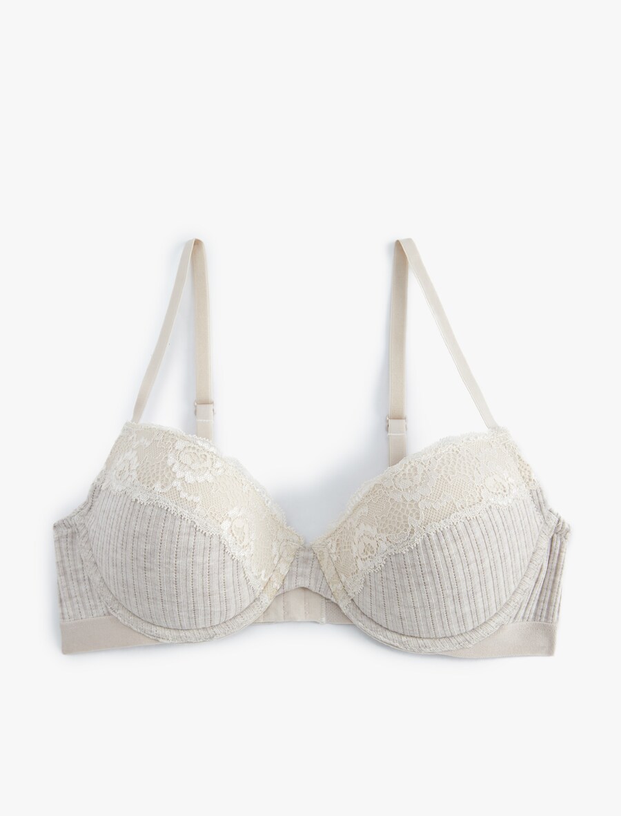 Бюстгальтер пуш-ап Koton, белый
Бюстгальтер пуш-ап Koton, белый