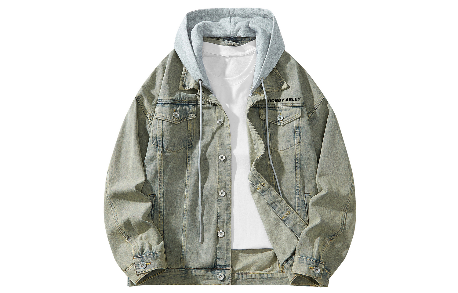 BOBBY ABLEY Джинсовая куртка унисекс, Yellow Mud (Style 611) Hooded
BOBBY ABLEY Джинсовая куртка унисекс, Yellow Mud (Style 611) Hooded