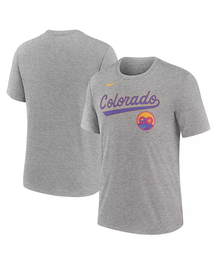 Мужская футболка Heather Charcoal Colorado Rockies 2025 City Connect Tri-Blend Nike
Мужская футболка Heather Charcoal Colorado Rockies 2025 City Connect Tri-Blend Nike