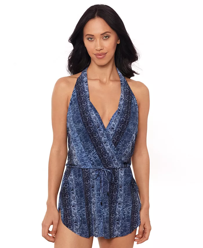 Женское купальное платье Ellie Via Roma с V-образным вырезом и бретелями на шее Magicsuit, синий
Женское купальное платье Ellie Via Roma с V-образным вырезом и бретелями на шее Magicsuit, синий