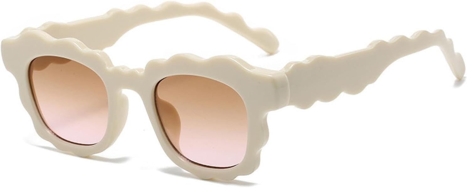 Модные солнцезащитные очки неправильной формы из геля разных цветов для женщин, прозрачные градиентные, с защитой от УФ-излучения UV400, модные и уникальные солнцезащитные очки для мужчин VVTWSSW, Beige Tea Pink
Модные солнцезащитные очки неправильной формы из геля разных цветов для женщин, прозрачные градиентные, с защитой от УФ-излучения UV400, модные и уникальные солнцезащитные очки для мужчин VVTWSSW, Beige Tea Pink