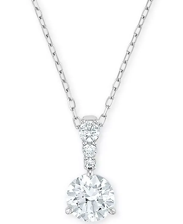 Ожерелье с подвеской из серебристого кристалла-солитера, 14-7/8 дюйма + удлинитель 2 дюйма Swarovski, white
Ожерелье с подвеской из серебристого кристалла-солитера, 14-7/8 дюйма + удлинитель 2 дюйма Swarovski, white