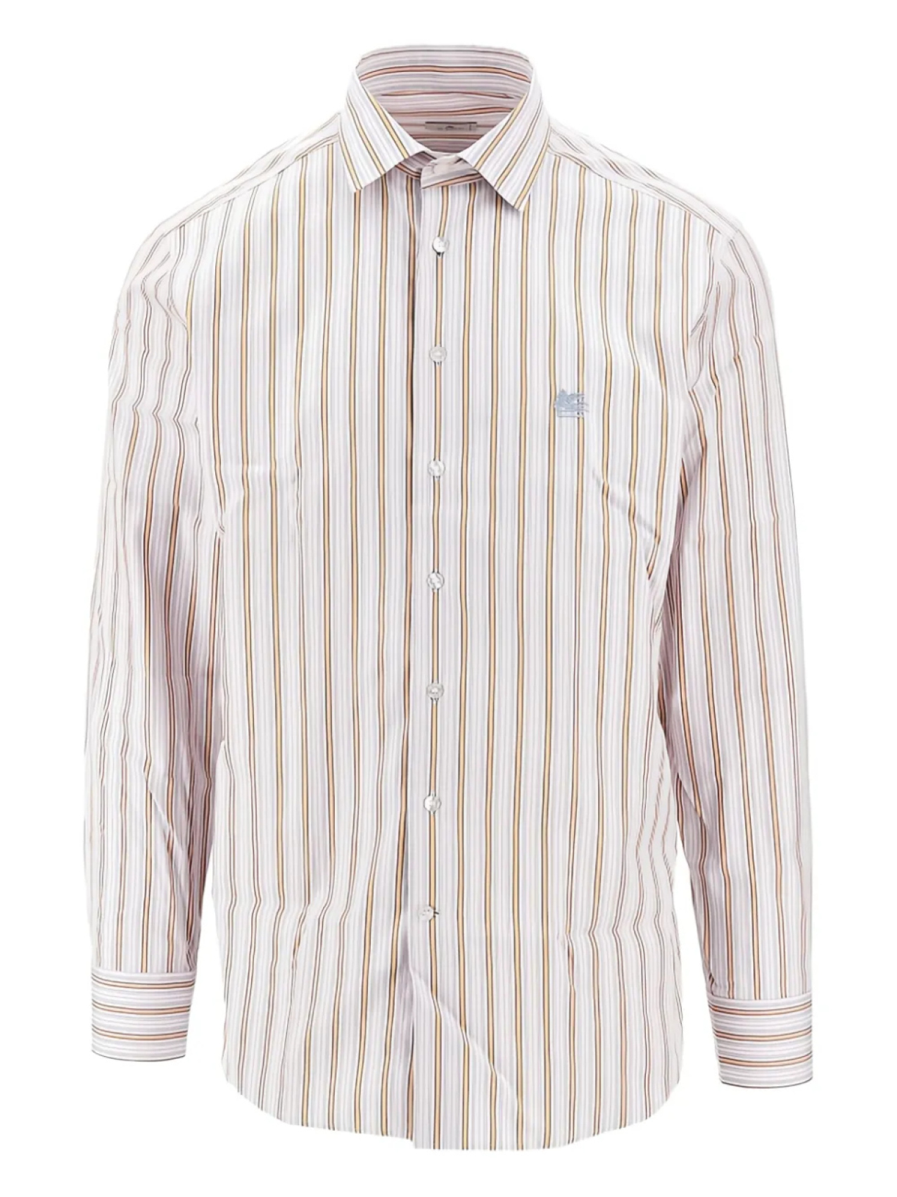 Рубашка из хлопка в полоску ETRO, белый 
Рубашка из хлопка в полоску ETRO, белый