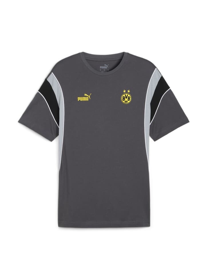 Брюки для тренировок и бега Puma T Shirt BVB Borussia Dortmund Ftbl Archive, серый
Брюки для тренировок и бега Puma T Shirt BVB Borussia Dortmund Ftbl Archive, серый