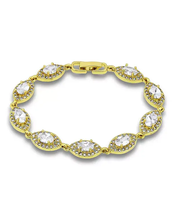 Браслет с овальным кубическим цирконием, паве-маркиз, дизайн «гало» Macy'S, gold
Браслет с овальным кубическим цирконием, паве-маркиз, дизайн «гало» Macy'S, gold