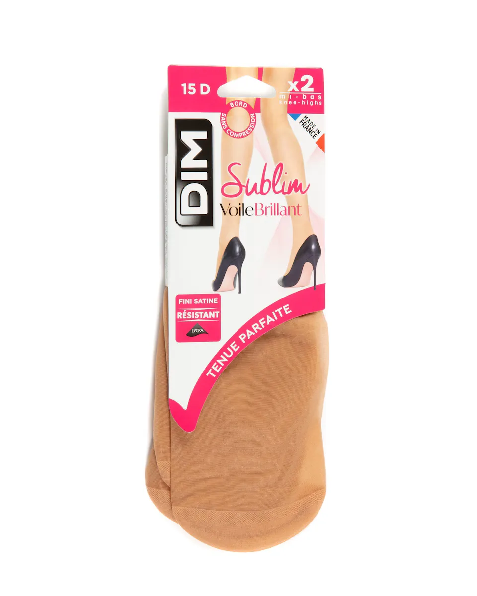 Набор из 2 прозрачных мини-колготок Sublim плотностью 15 ден Dim, бежевый
Набор из 2 прозрачных мини-колготок Sublim плотностью 15 ден Dim, бежевый
