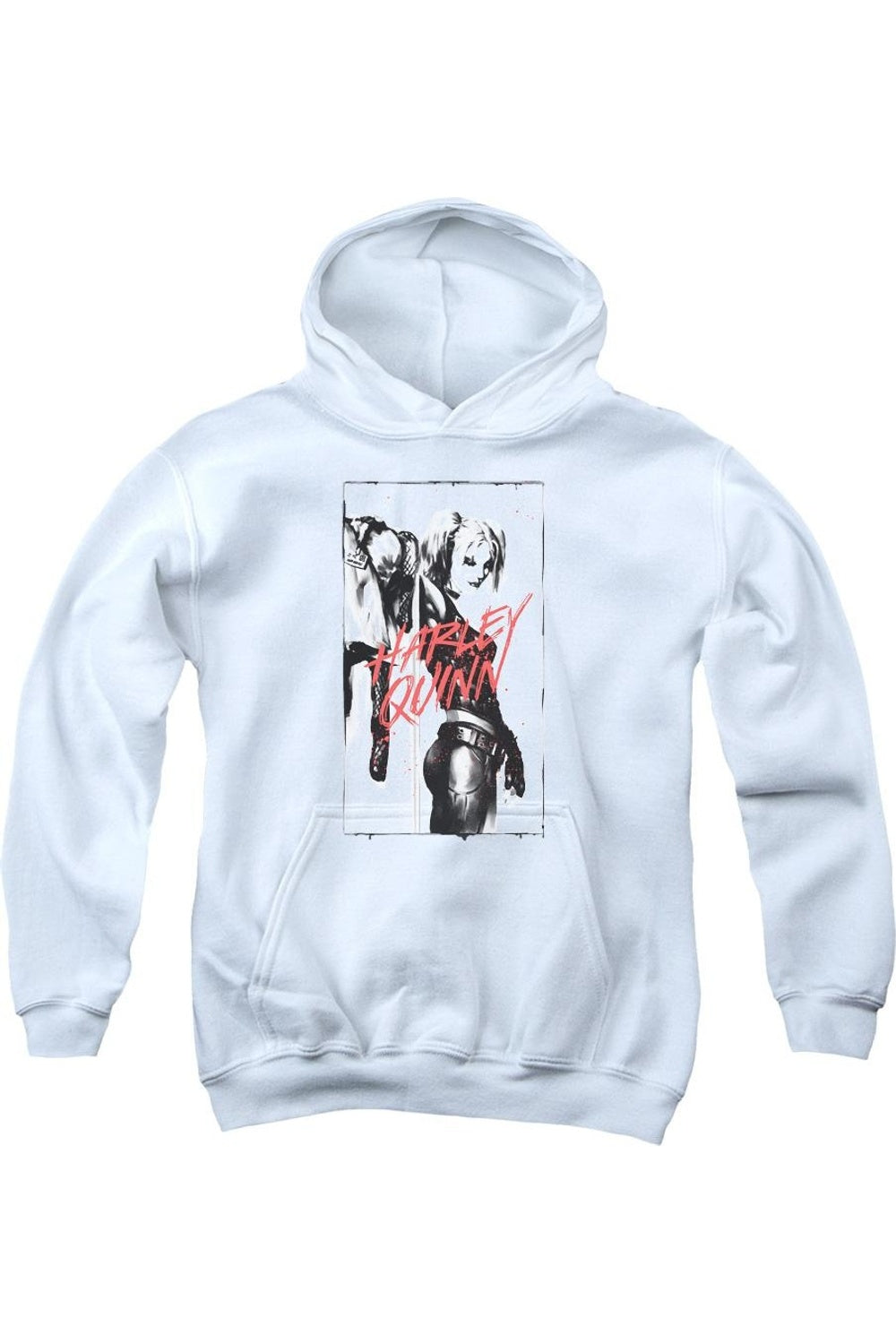 Батмен: Харли Квинн молодежная толстовка с капюшоном Gildan, белый
Батмен: Харли Квинн молодежная толстовка с капюшоном Gildan, белый