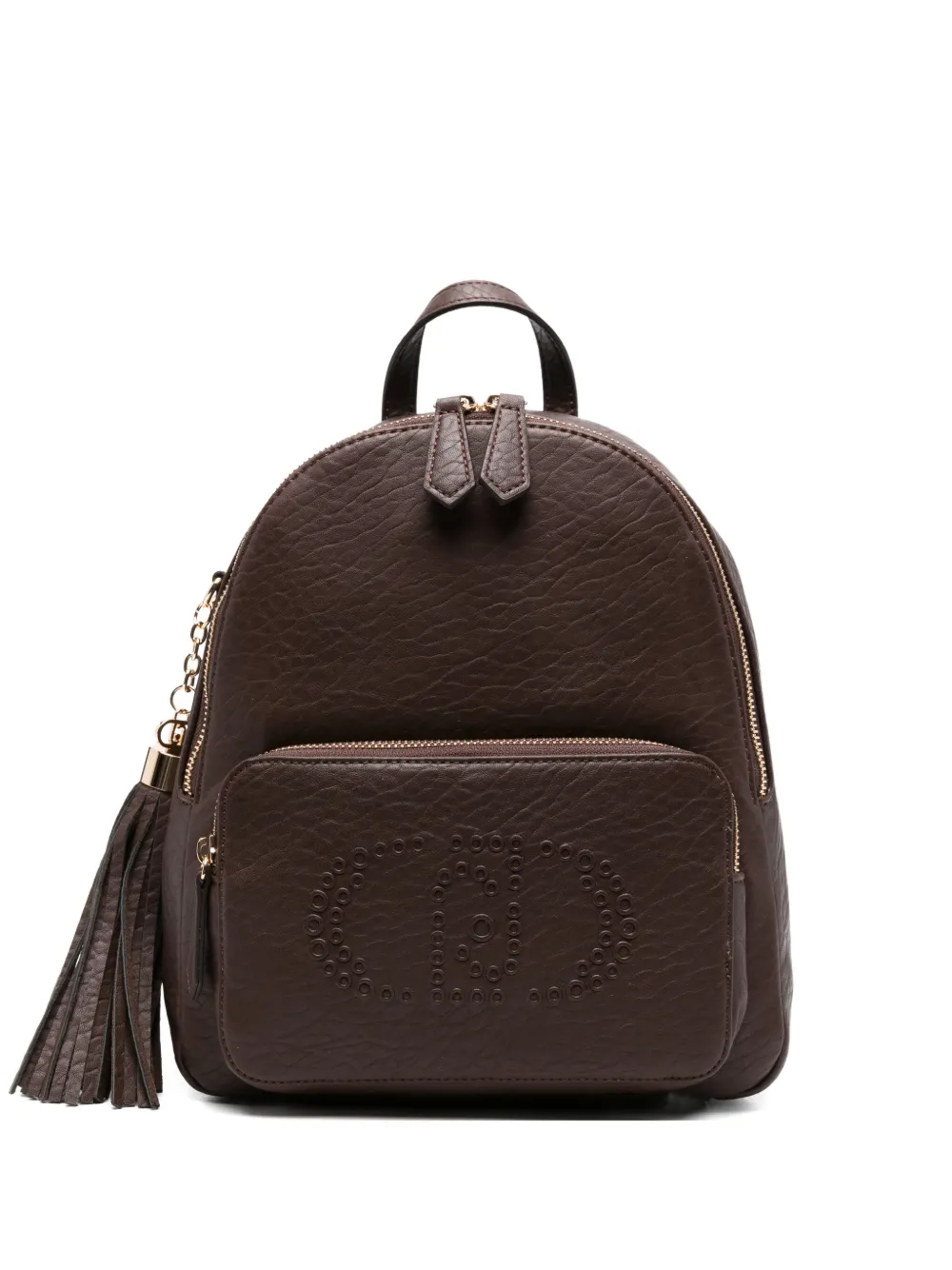 Рюкзак с тисненым логотипом LIU JO, коричневый
Рюкзак с тисненым логотипом LIU JO, коричневый