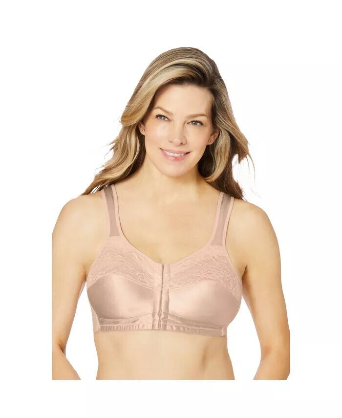 Женский бюстгальтер больших размеров Easy Enhancer с застежкой спереди и косточками Comfort Choice, коричневый/бежевый
Женский бюстгальтер больших размеров Easy Enhancer с застежкой спереди и косточками Comfort Choice, коричневый/бежевый