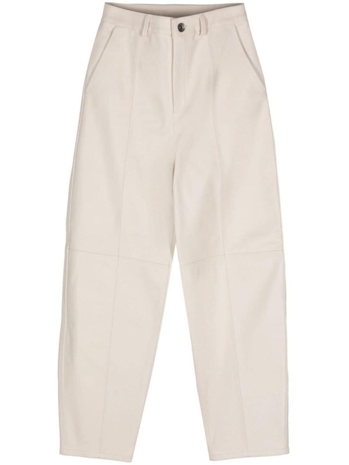 Eleventy зауженные кожаные брюки, белый
Eleventy зауженные кожаные брюки, белый